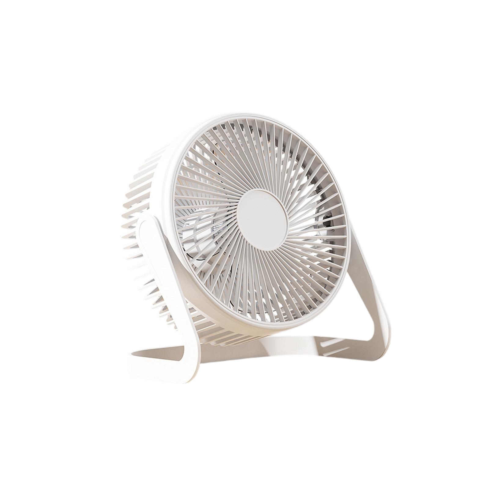 

Настольный вентилятор, портативный небольшой USB-вентилятор, 6-дюймовый подключаемый беззвучный настольный небольшой электрический вентилятор для офисов, компьютеров, ноутбуков, летний подарок, небесно-голубой, белый One Size белый
