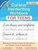 The Cursive Handwriting Workbook for Teens : A Cursive Writing Practice Workbook for Young Adults and Teens : 2 Book