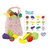 Toys Colorful Kitchen For Learning Fruits And Vegetables Soft Rubber Pretend Play Set