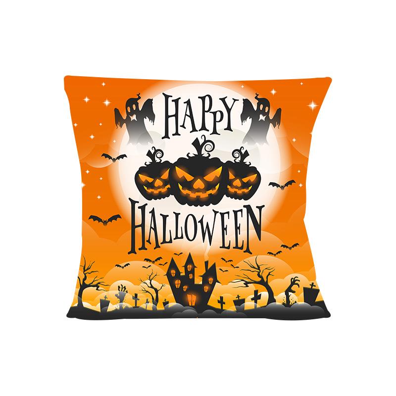 Copricuscino da divano zucca di Halloween nordico
