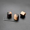 Wooden Volume Tone Control Knobs Electric Guitar Bass Knobs Potentiometer Cap Instrument Accessories Easy to Use