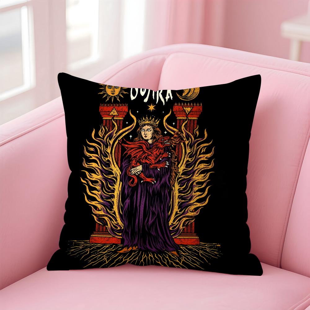 Band G-Gojira Cushion Cover Natural Linen Pillow Case Double-Sided Print Decorative Sofa Pillowcase Home Decor Gift