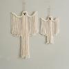 Cotton Halloween Decoration Hanging Ornaments Hand-woven White Ghost Wall Hanging Holiday Scene Arrangement Theme Party Supplies