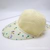 Damski letni kapelusz przeciwsłoneczny z dużym rondem, do noszenia na zewnątrz, ochrona przed słońcem, czapka typu kaczuszka, fajna, mała, świeża, kwiatowa, kapelusz do zbierania herbaty