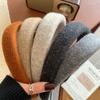 Wolle Strick Stirnband Haarbänder Damen Mädchen Schwamm Gepolstert Einfach Haarreif Band Lünette Haaraccessoires Herbst Winter Mode