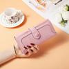 Women's Matte Long Zipper Wallet: Large Capacity Money Clip & Phone Bag with Card Holder