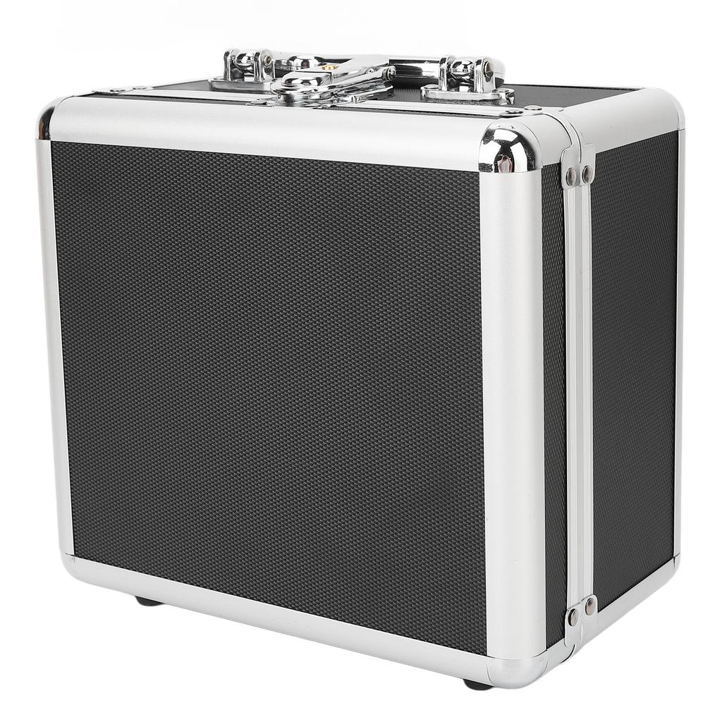 2.5in Hard Drive Storage Box 20 Bays Double Protection Convenient Handle Hard Drive Case with Security Lock for Home