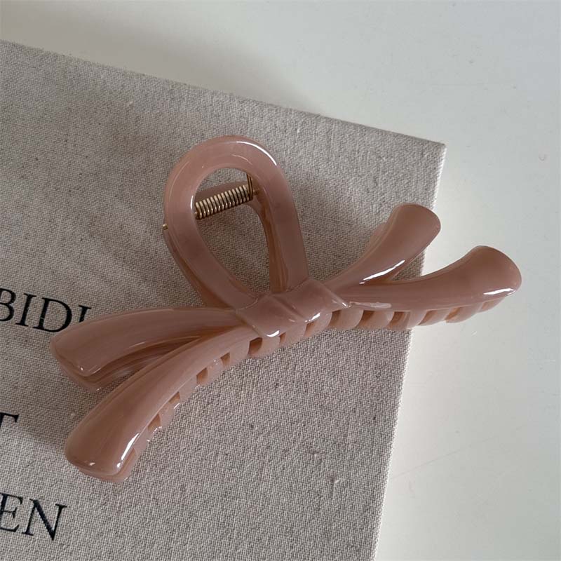 

Корейская заколка-краб для волос в конфетных цветах в виде арбалета для женщин и девушек, милая акриловая большая заколка-акула для конского хвоста, головной убор, аксессуары для волос