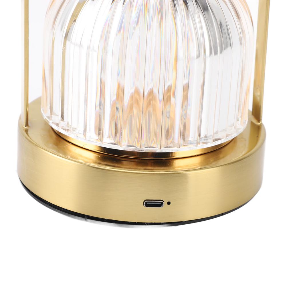 Portable Cordless Lantern LED Table Lamp USB Rechargeable 3600mAh Battery Operated 3 Color Temperature Touch Dimmable Night Lamp