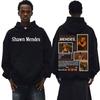 Singer Shawn Mendes Tour 2025 Merch Hoodies Men's Women Hip Hop Style Pullovers Oversized Hot Sale Fashion Sweatshirt Streetwear
