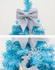 Mini Blue Tabletop Christmas Tree - 45/60cm Decorative Holiday Accent 2025
