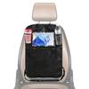 Car Seat Back Storage Bag Waterproof Tablet Cup Holder Organizer Oxford Cloth Strap Hook Car Anti Kick Backrest Storage Bag