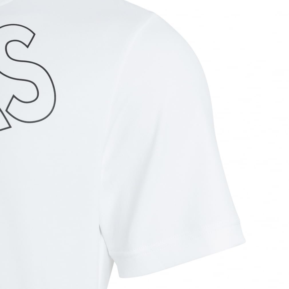 Adidas COOL TRN Kortärmad med Stor Vit Storlek M Herr T-shirt Logotyp, (ODS83) (KK7214)