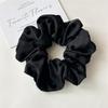 Polka Dot Satin Scrunchie: Japanese Korean Simple Pleated Elastic Hair Tie Accessory