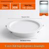 OEING Ultra cienki LED wpuszczany downlight