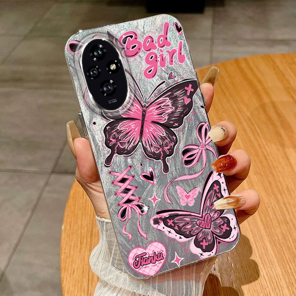Gradient Colorful Butterfly For Huawei Honor 200 400 Lite 200 Pro X9a X8a X9c Magic 5 7 Lite Cases Cover Soft Phone Case Silicone Clear Funda Bumper