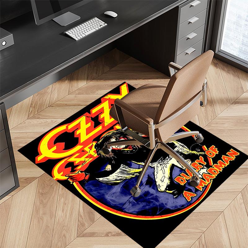Ozzy Madman Printed Absorbent Washable Carpet, Non-Slip Bathroom Mats, Kitchen Rugs, Yoga Mat,Living Room Entrance, Camping Picnic Rugs