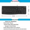 Logitech K120 Wired Keyboard and M90 Mouse Combo