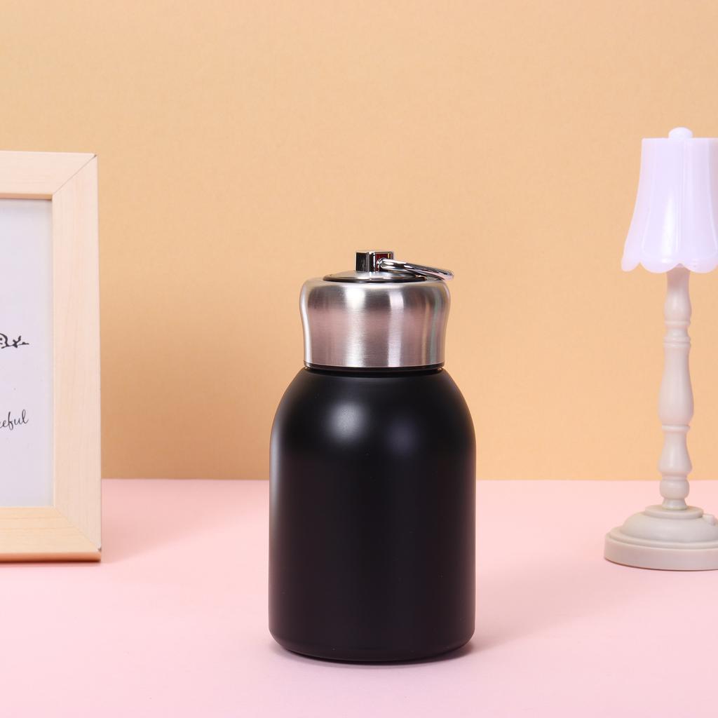 New Peacock Little Fatty Ding Thermos Cup Vacuum Accompanying Gift Cup Outdoor Portable Belt Pocket Cup