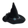 Skull Spider Witch Hat Hair Clip Gothic Style Witch Hairpins Halloween Hair Clip  Costume Party