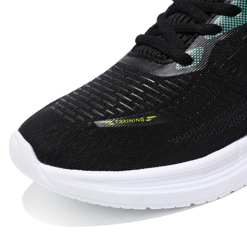 Men's shoes autumn sports shoes Internet celebrities with the same trend casual shoes luminous breathable fly-woven running shoes versatile soft-sol