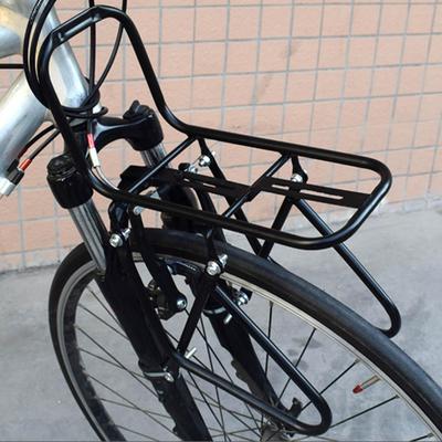 Fahrrad Frontgepäckträger MTBs Rennrad Ladegepäckträger Tragetasche Gepäckträgerhalterung Tragfähigkeit 15kg Fahrradzubehör