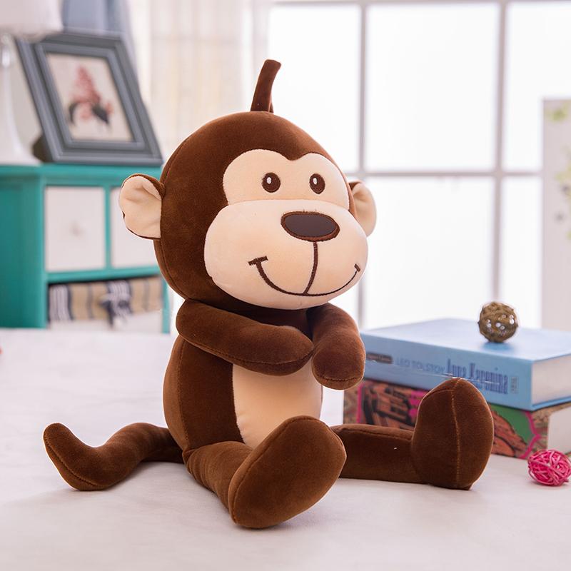 

1 шт., 75 см, милый большой подвесной крючок и петля, ручная обезьянка, плюшевые игрушки, мягкие игрушки, вязаная кукла для мальчиков, подарок, подарки 50CM