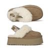1113474 Che Funket Platform Chestnut Banding Slippers