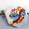1 PC Automatic Folding Umbrella - Anime One Piece Pattern Portable Foldable Design With 8 Ribs Christmas Birthday Gifts