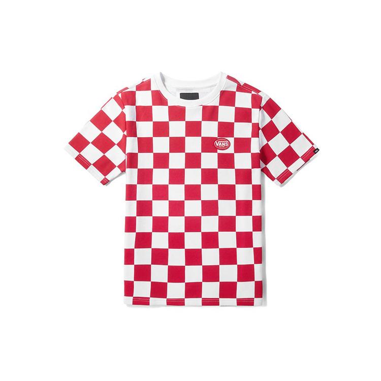 Футболка Vans с опущенными плечами, унисекс, красная VN0A3ZNZIZQ XL