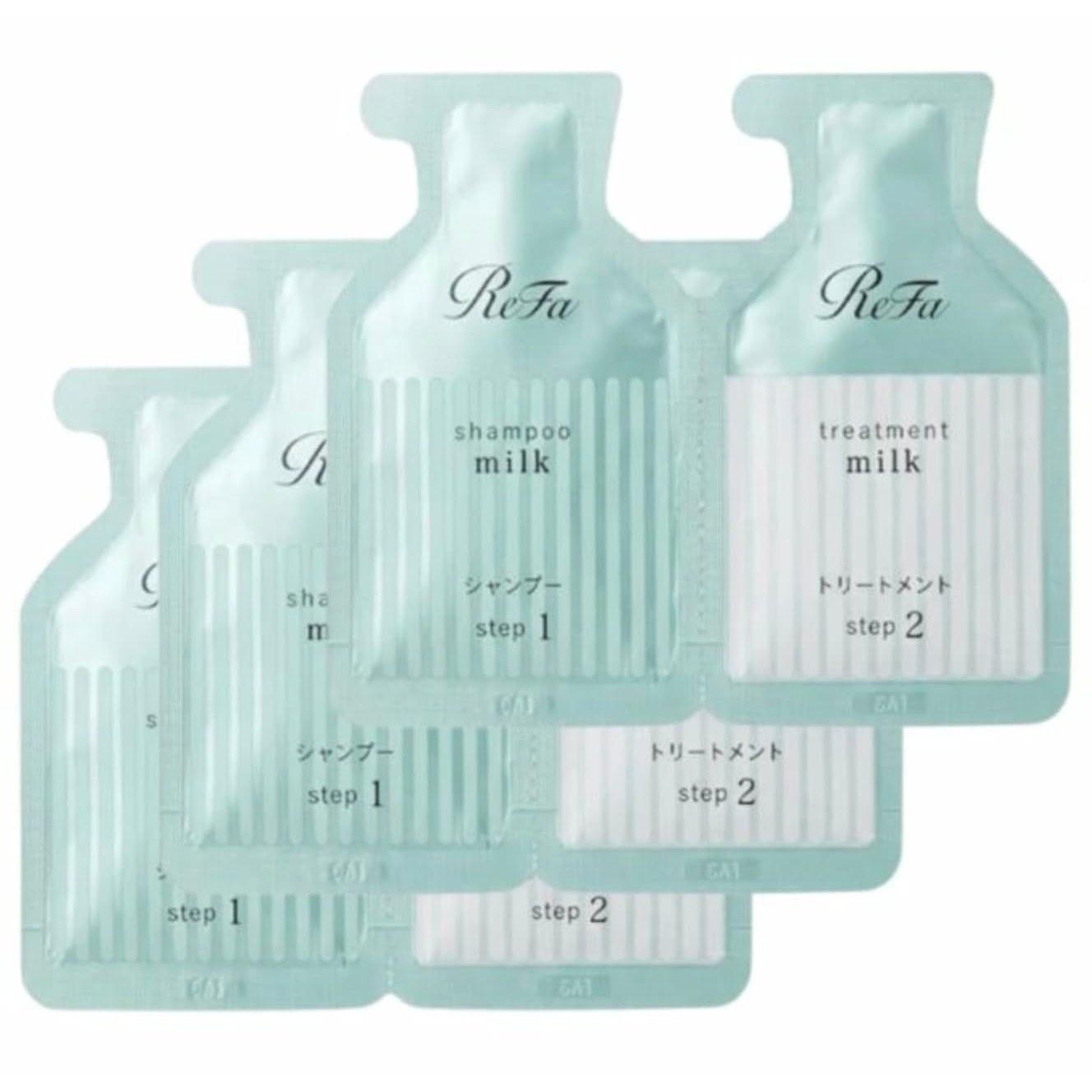 Trial Refamilk Protein Straight Shampoo Treatment 3 Uses Travel