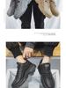 Herren Retro Britischer Stil High-Top Stiefel: Verschleißfeste, lässige Mid-Top-Stiefel für Herbst und Frühling