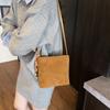 Borsa a Secchiello Autunno 2026 Donna Grande Capacità Semplice Monocolore Moda Casual da Uscita Sottobraccio