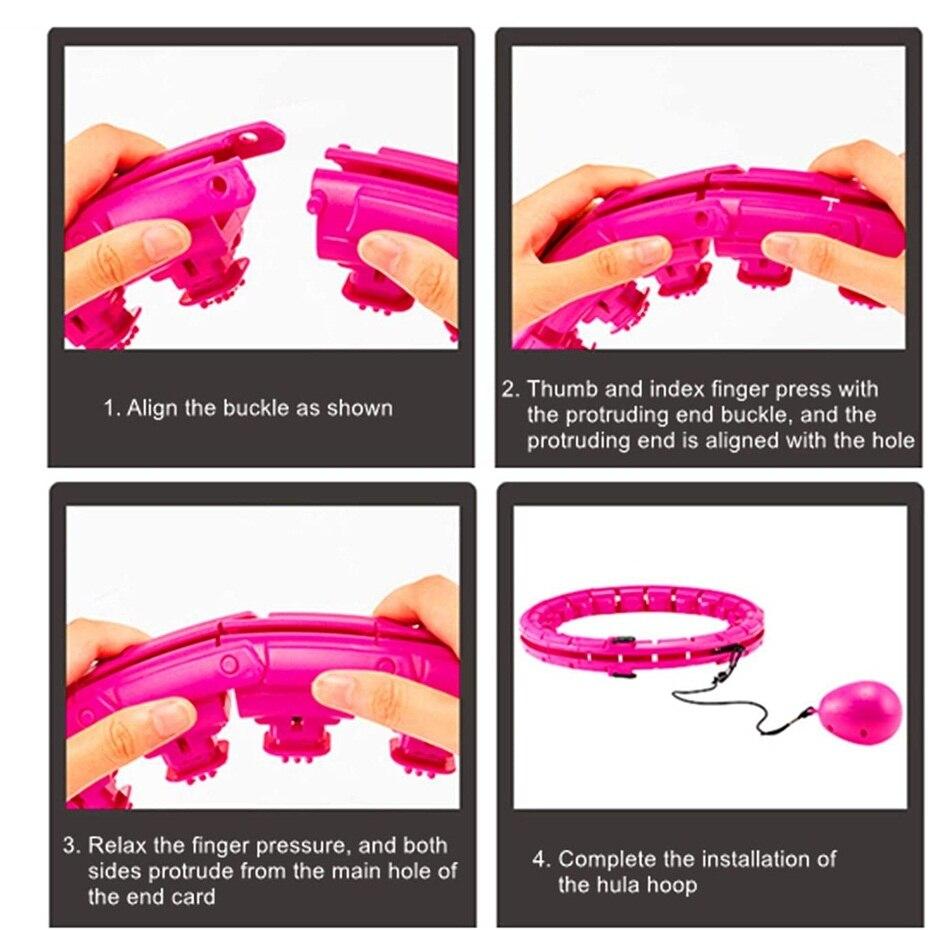 Sport Hoop Smart Sport Hoop Adjustable Thin Waist Exercise Hoop Fitness Equipment Home Training