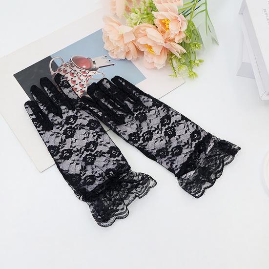 Halloween Spider Web Costume for Women Black Lace Headband Choker Gloves Spider Web Cape Masque Thigh High Long Stockings