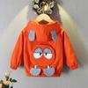 Small Baby Cartoon Hooded Tops Boys and Girls Fall Jacket Spring and Autumn Section of The Children's Fall Thin Jacket