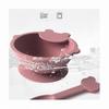 Silicone Baby Feeding Set with Spoon and Suction Bowl - First Stage Silicone Plate for Toddlers