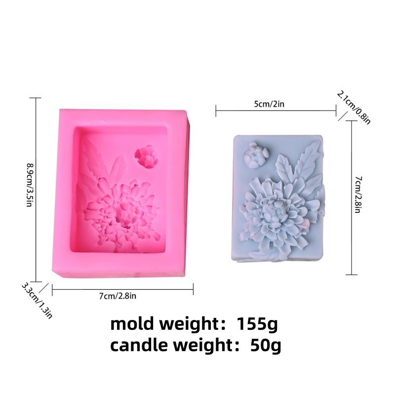 Dolphin Mermaid Aromatherapy Candle Mold DIY Flower Appreciation Girl Couple Soap Mold Flower Fairy Sugar Cake Baking Tool
