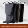 Luozi Men's Silk-Blend Straight Leg Casual Trousers