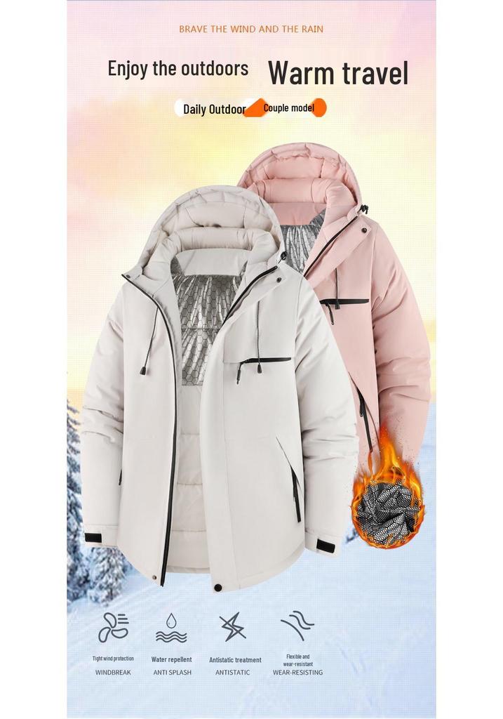 2026 Orilong Graphene Winter Outdoor Couple's Casual Mountaineering Jacket – High-Quality Cotton Outerwear