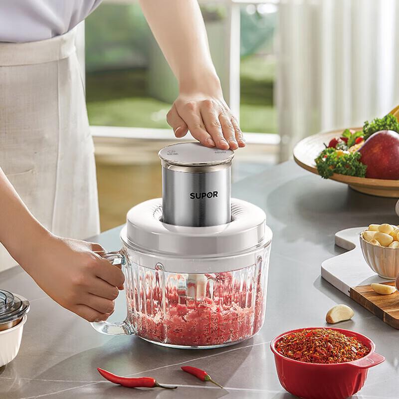 SUPOR Household Electric Meat Grinder and Food Processor CN plug (adapter included)