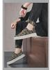 2024 Men's Low-Top Casual Shoes with Spring Embroidered Design and Soft Sole