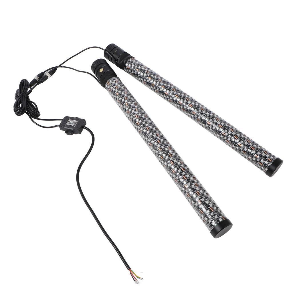 2pcs 12‑24V RGB LED Whip Light Waterproof App Remote Control 366 Modes Chasing Whip   for UTV ATV Off Road Sand Truck Boat