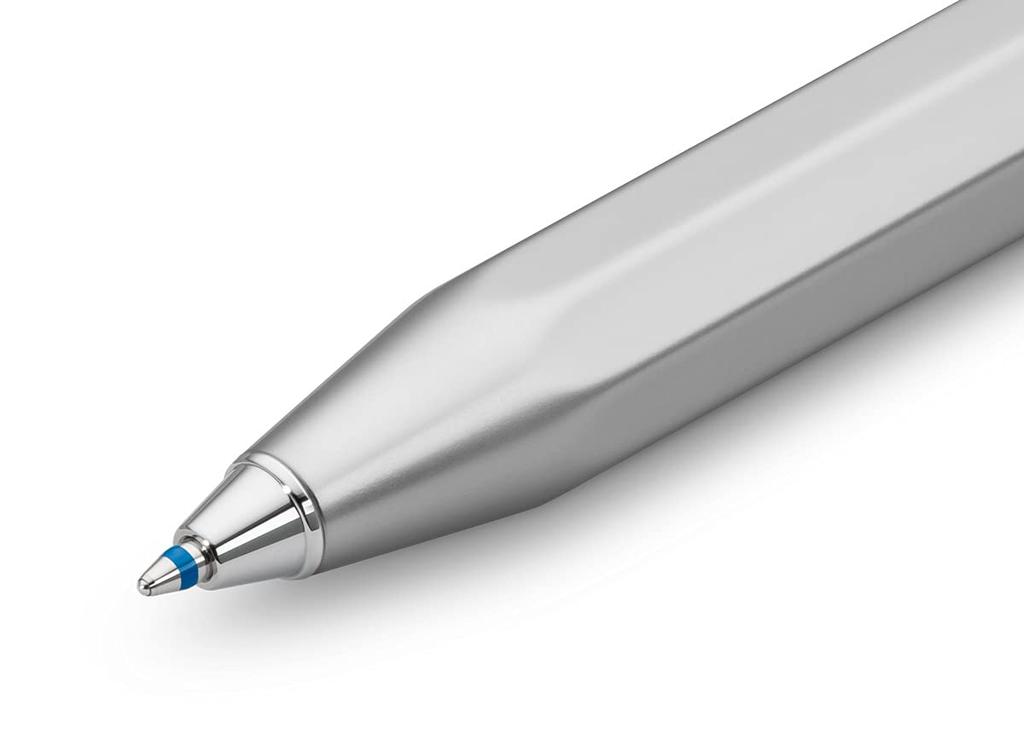 Kaweco Ballpoint Al Officially Imported Pen, Oil-Based, Sport, Silver, ALBP-SV,