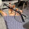 High-definition Eye Protection Glasses Retro Metal Half-frame Myopia Glasses Male Simple Anti-blue Light Near Sight Eyewear