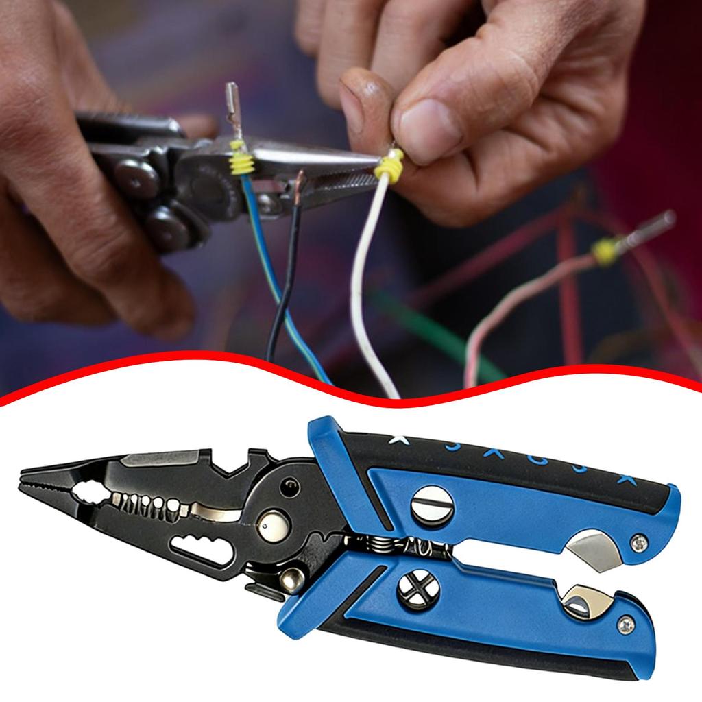 Wire Stripper Electrician Tool 18 In 1 Portable Wires Multipurpose Easy To Use Durability Cable Stripper Wire Pliers