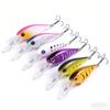 8cm7gFloating Minnow Lua Bait6Large Tongue Board Bionic Bait for Long Casting, Universal for Freshwater and Saltwater, Suitable