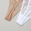 Luxury Transparent Lace Heart Low-Waist Thong - Sexy Japanese-Style T-Back for Women