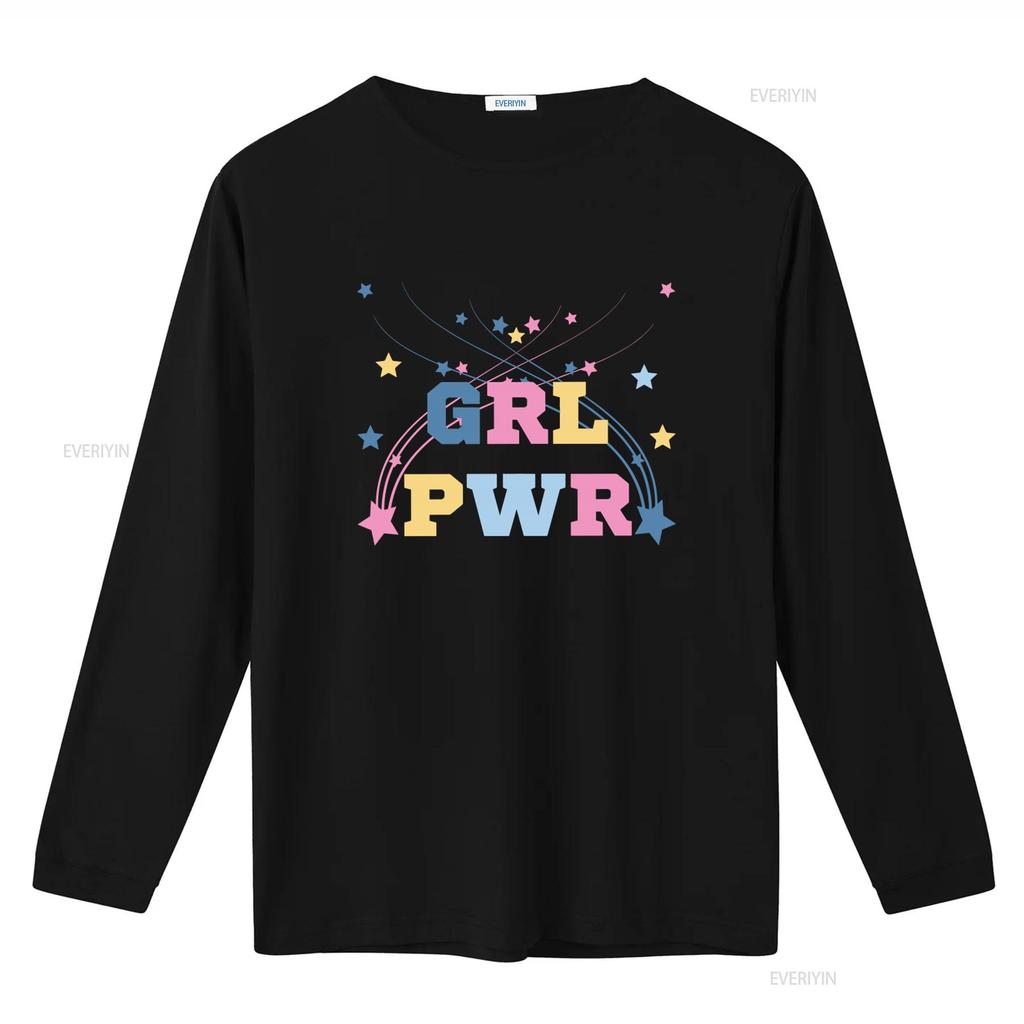 Grl Pwr T Shirt Girl Power Inspirational Cute Fun Girly Mom Powerful  Vintage Washed Graphic Breathable Designer Clothes Soft