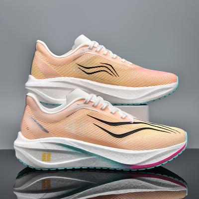 NEW Men Sports Running Shoes Carbon Plate Casual Marathon Breathable Lightweight Women's Comfortable Nonskid Walking Sneaker